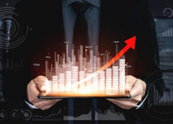 Image of performance going up, super funds performance